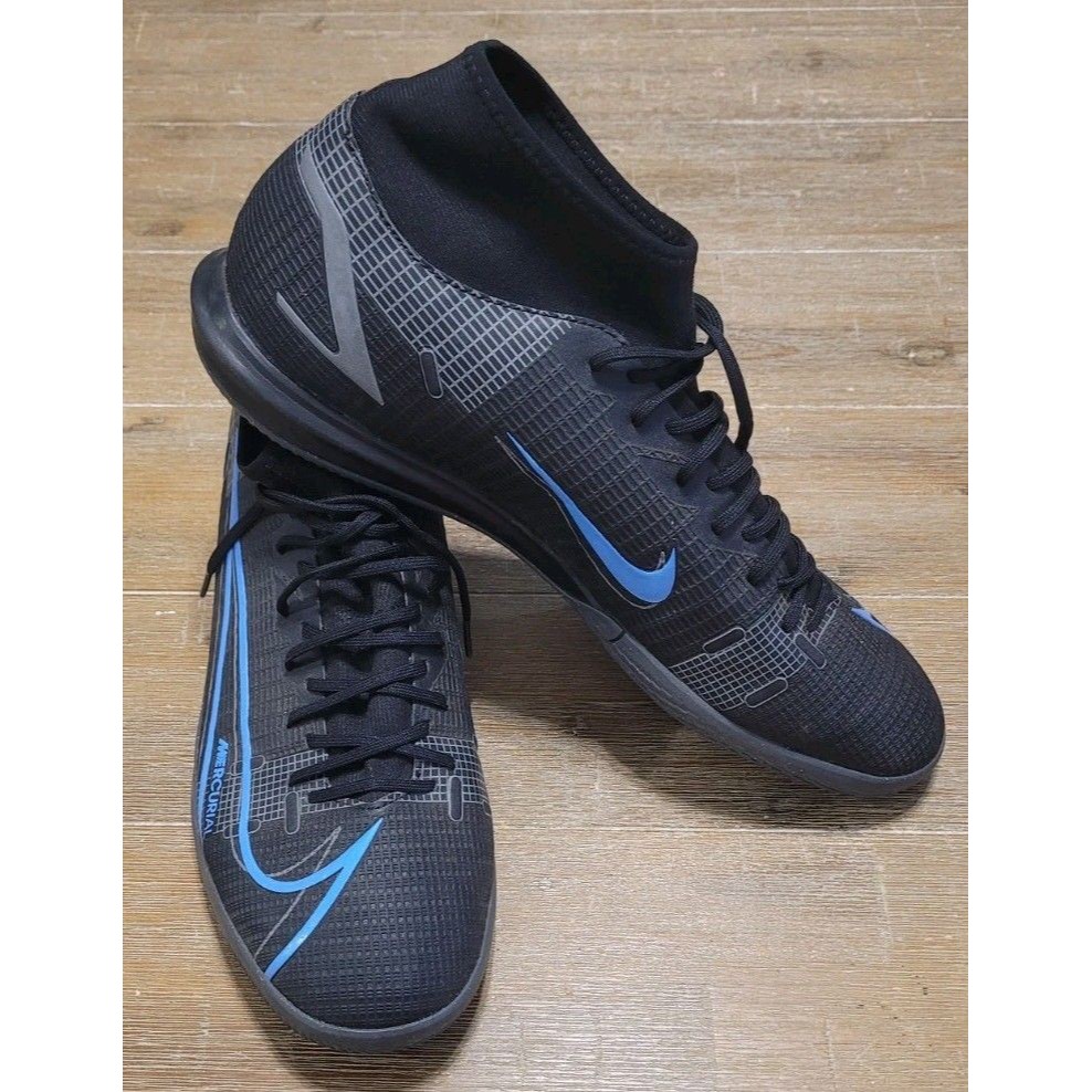 Nike Mercurial Superfly 8 Academy Ic Soccer Shoes Black Cv0847-004 Men's Size 13